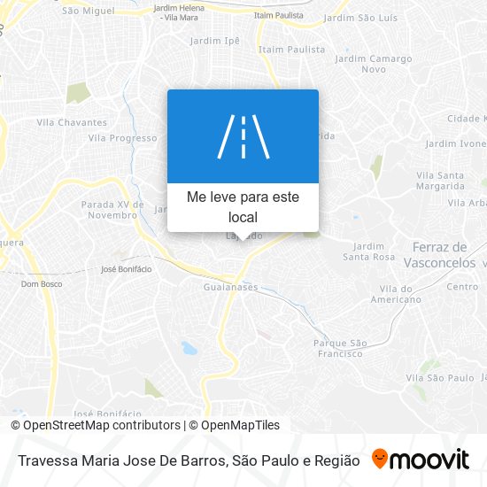 Travessa Maria Jose De Barros mapa