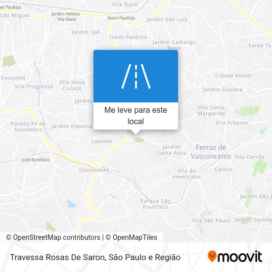 Travessa Rosas De Saron mapa