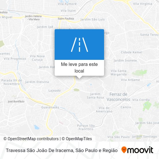 Travessa São João De Iracema mapa