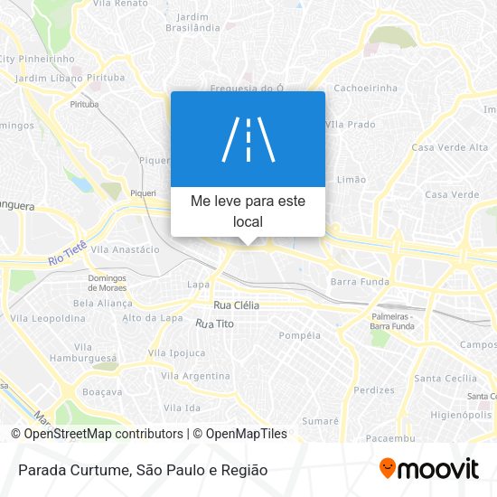 Parada Curtume mapa
