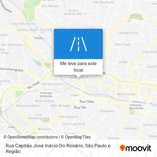 Rua Capitão José Inácio Do Rosário mapa