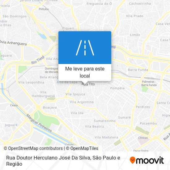 Rua Doutor Herculano José Da Silva mapa