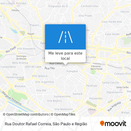 Rua Doutor Rafael Correia mapa