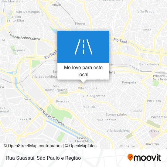 Rua Suassui mapa