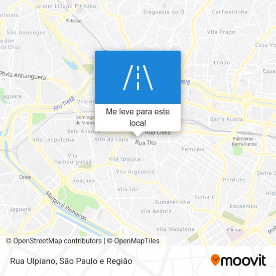 Rua Ulpiano mapa