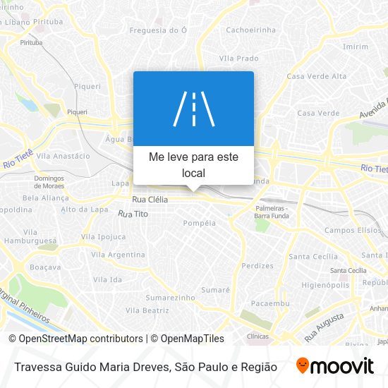 Travessa Guido Maria Dreves mapa