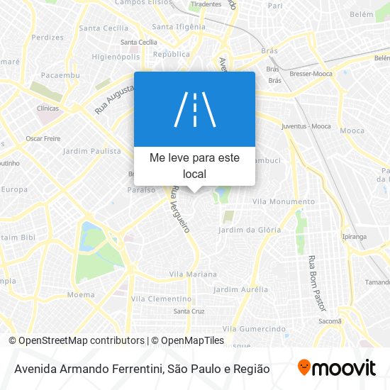 Avenida Armando Ferrentini mapa