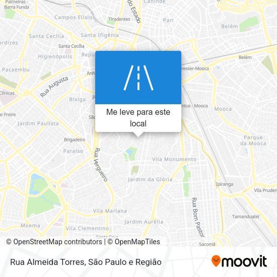 Rua Almeida Torres mapa