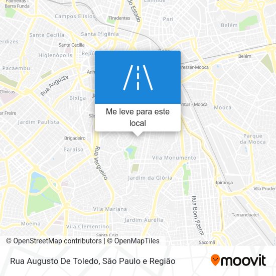 Rua Augusto De Toledo mapa