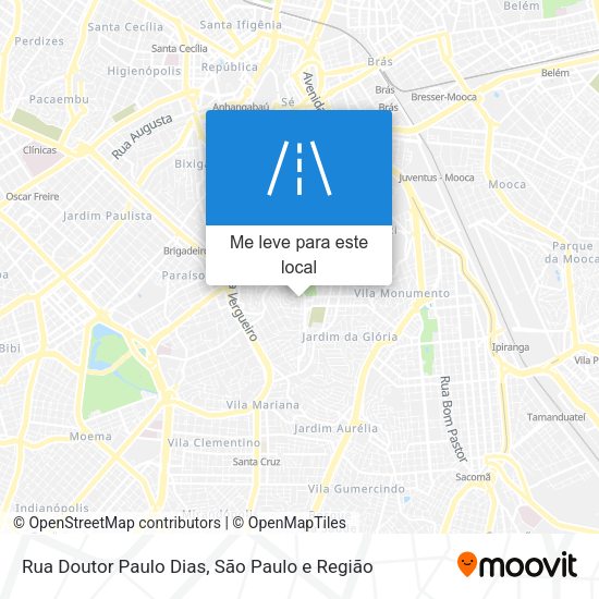 Rua Doutor Paulo Dias mapa