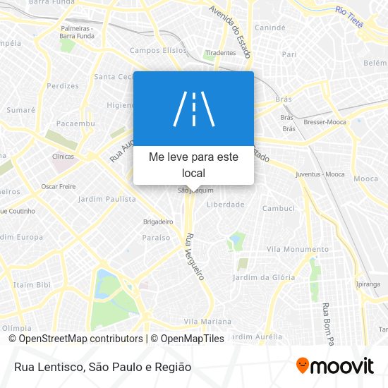 Rua Lentisco mapa