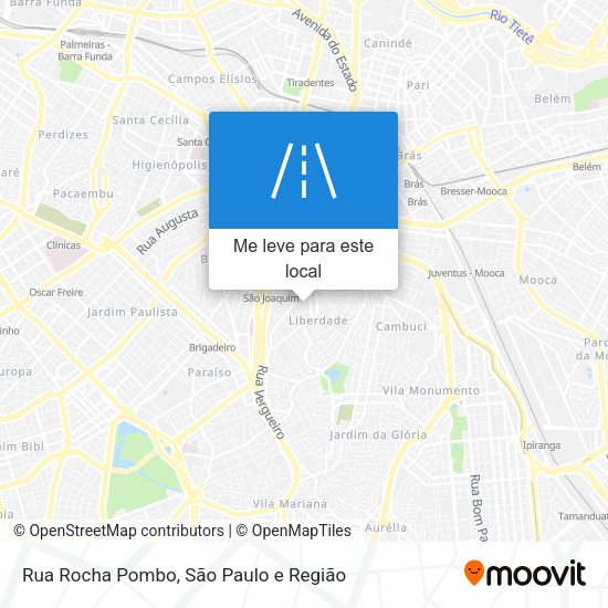 Rua Rocha Pombo mapa