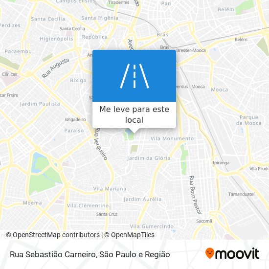 Rua Sebastião Carneiro mapa