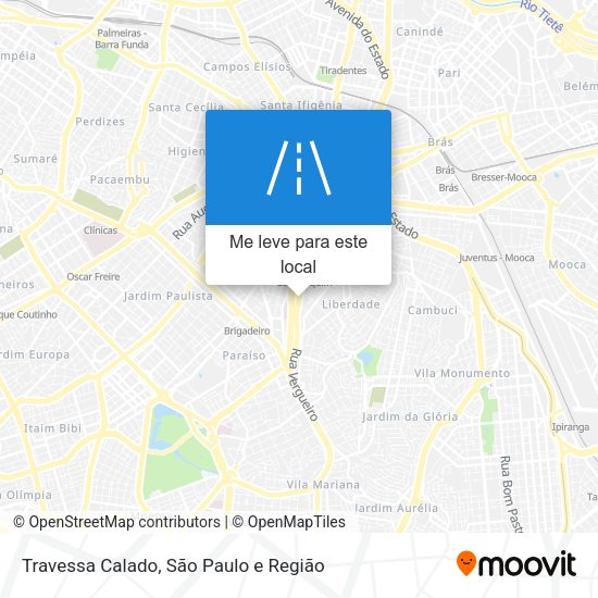 Travessa Calado mapa