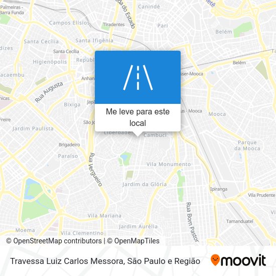 Travessa Luiz Carlos Messora mapa