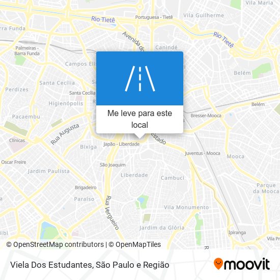 Viela Dos Estudantes mapa