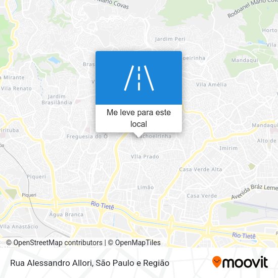 Rua Alessandro Allori mapa