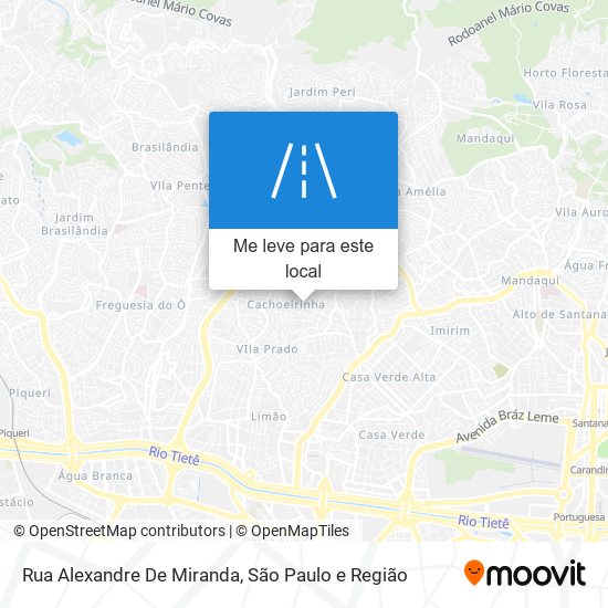 Rua Alexandre De Miranda mapa