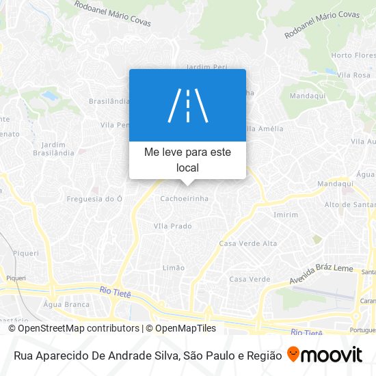 Rua Aparecido De Andrade Silva mapa