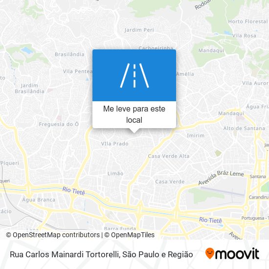 Rua Carlos Mainardi Tortorelli mapa