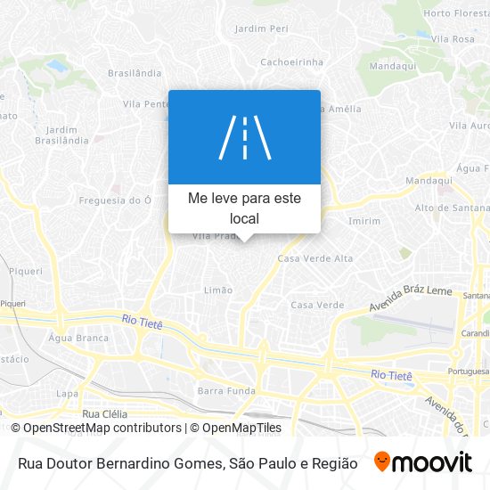 Rua Doutor Bernardino Gomes mapa