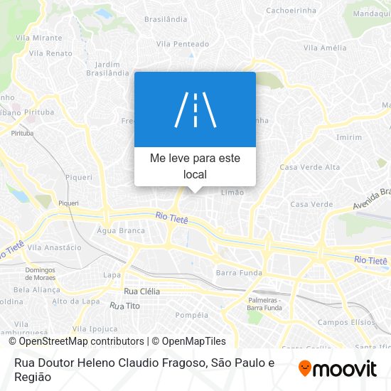 Rua Doutor Heleno Claudio Fragoso mapa