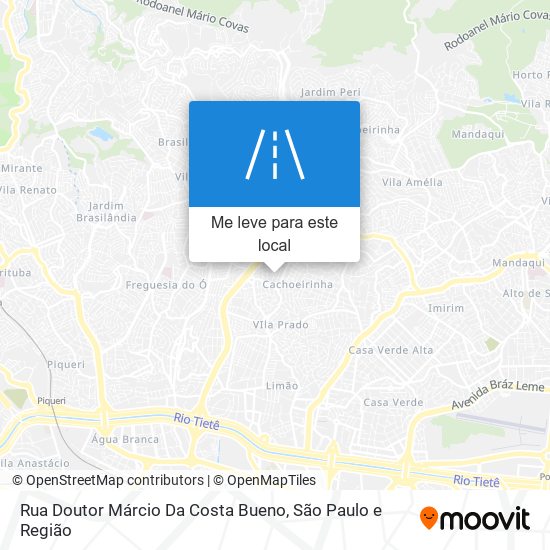 Rua Doutor Márcio Da Costa Bueno mapa