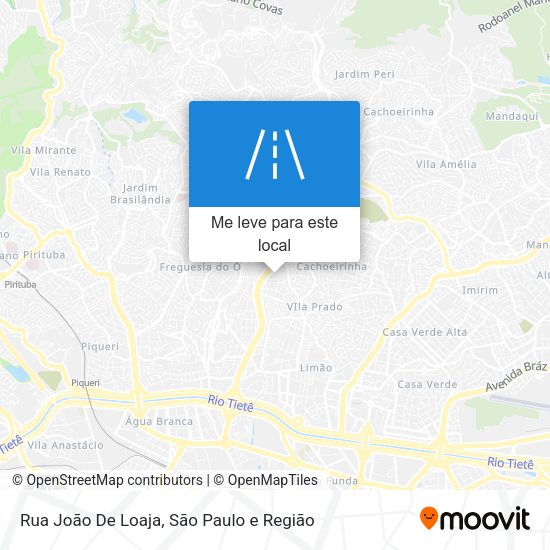 Rua João De Loaja mapa