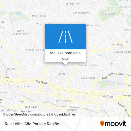Rua Lolita mapa