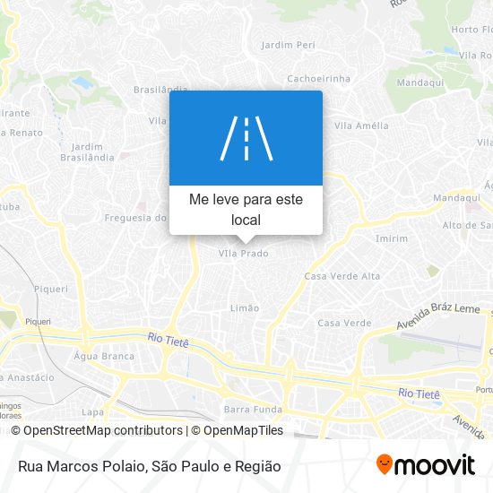 Rua Marcos Polaio mapa