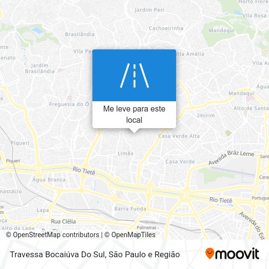 Travessa Bocaiúva Do Sul mapa