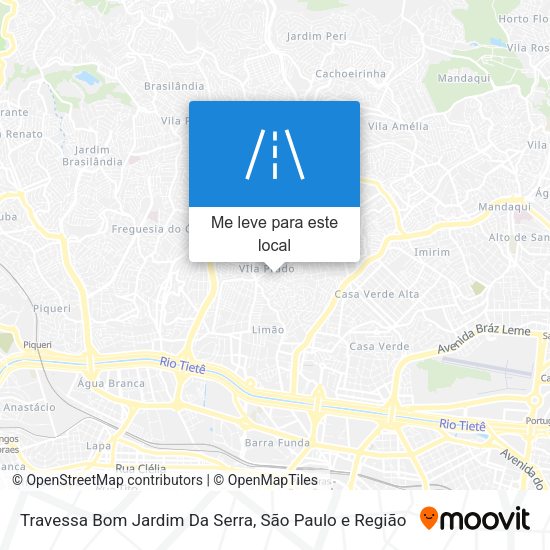 Travessa Bom Jardim Da Serra mapa
