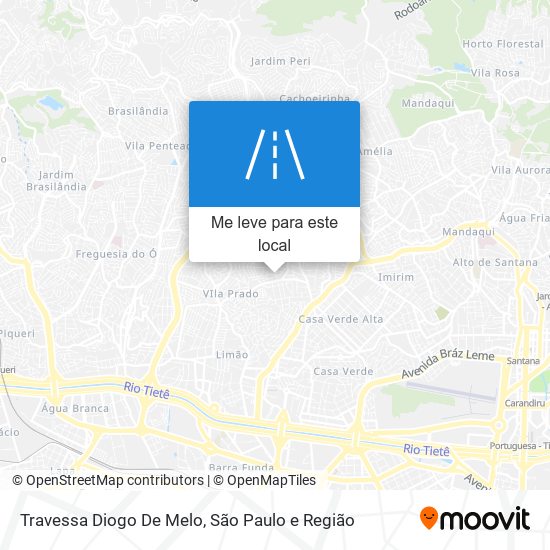 Travessa Diogo De Melo mapa