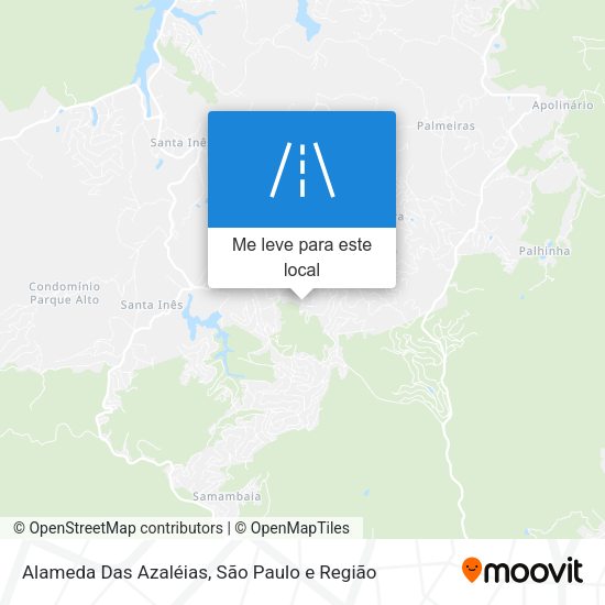 Alameda Das Azaléias mapa