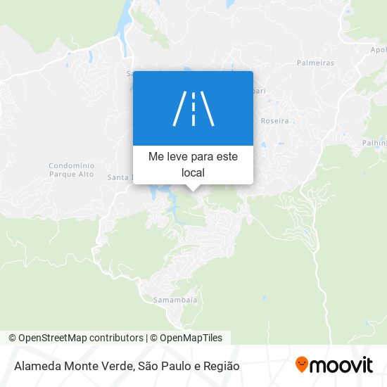 Alameda Monte Verde mapa