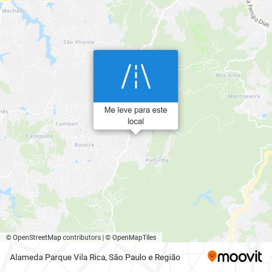 Alameda Parque Vila Rica mapa