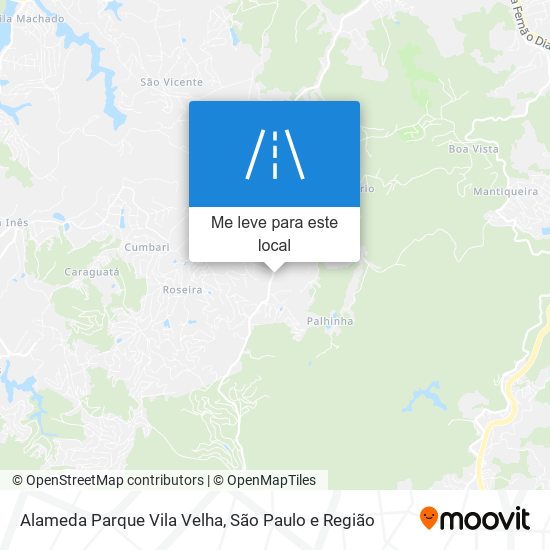 Alameda Parque Vila Velha mapa