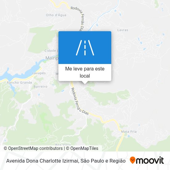 Avenida Dona Charlotte Izirmai mapa