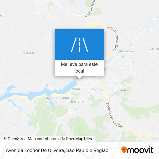 Avenida Leonor De Oliveira mapa