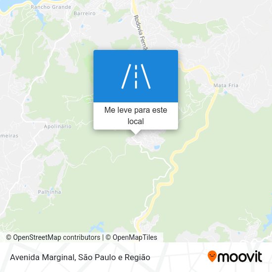Avenida Marginal mapa