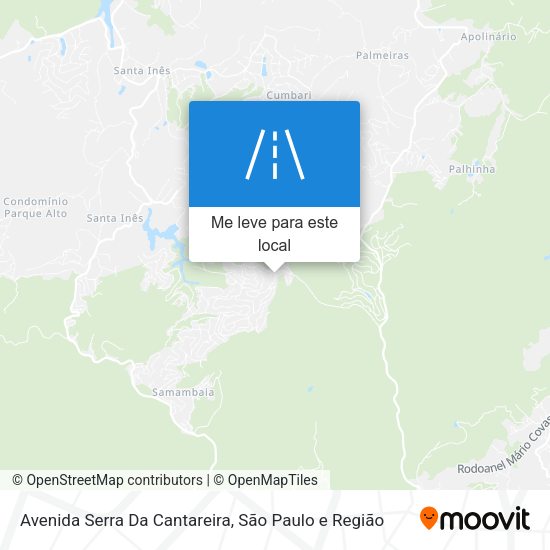 Avenida Serra Da Cantareira mapa