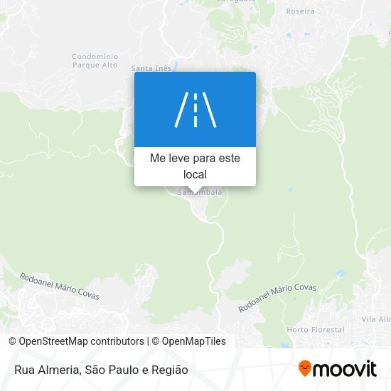 Rua Almeria mapa