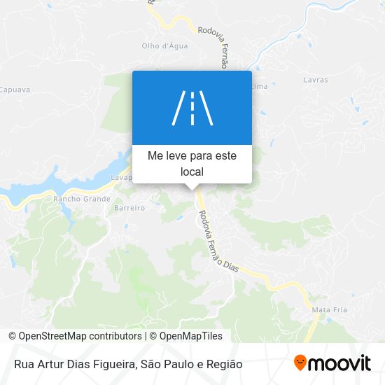 Rua Artur Dias Figueira mapa