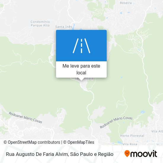 Rua Augusto De Faria Alvim mapa