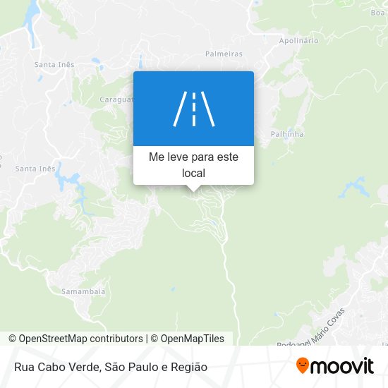 Rua Cabo Verde mapa