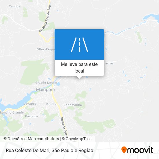 Rua Celeste De Mari mapa