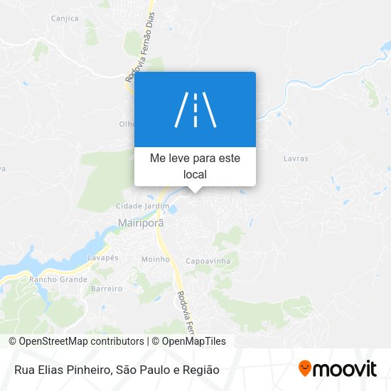 Rua Elias Pinheiro mapa