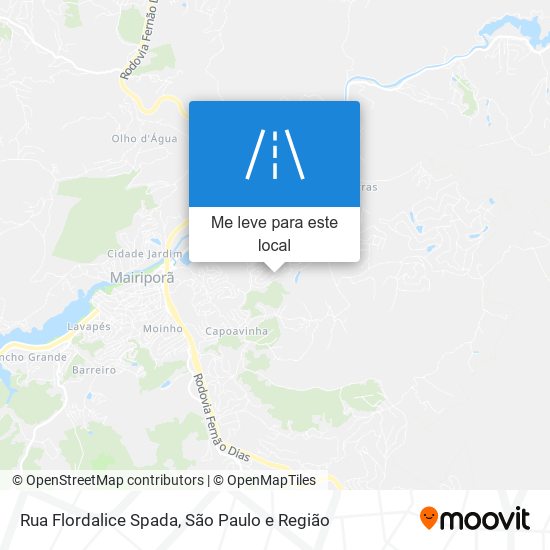 Rua Flordalice Spada mapa