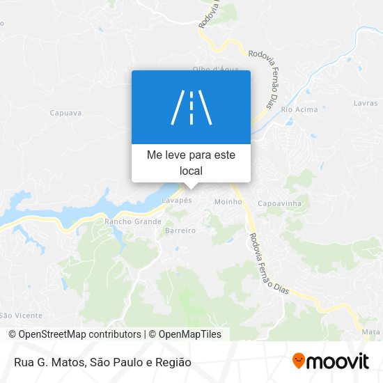 Rua G. Matos mapa