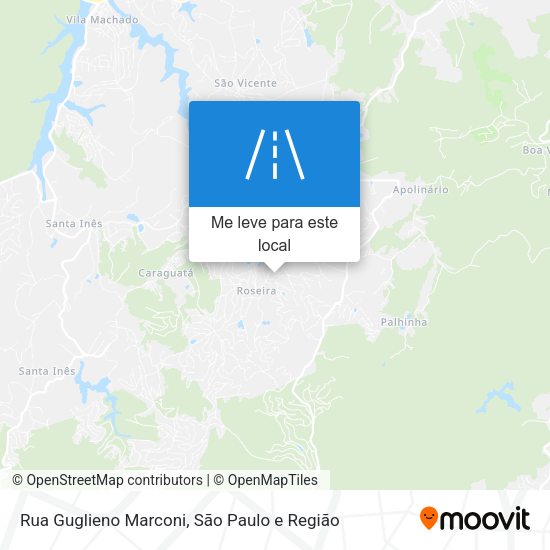 Rua Guglieno Marconi mapa